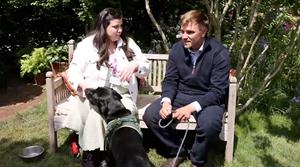 Rachael Forsyth and Jamie Butterworth at RHS and BBC Radio 2 Dog Garden by Monty Don